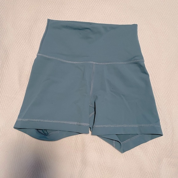 Lululemon Wunder Train Contour Fit High-Rise Short 4” in Utility Blue - Picture 5 of 9
